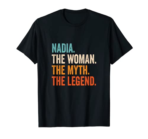 Nadia The Woman The Myth The Legend nome Nadia Maglietta