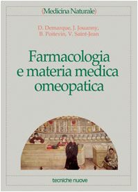 Farmacologia e materia medica omeopatica