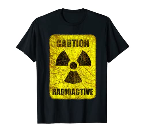 Segno di avvertimento nucleare di pericolo di radiazioni rad Maglietta