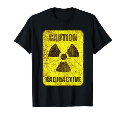 Segno di avvertimento nucleare di pericolo di radiazioni rad Maglietta