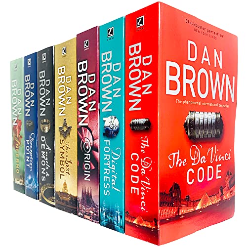 Dan Brown Robert Langdon Series 7 Books Collection Set