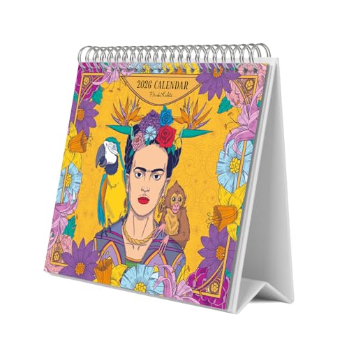 Grupo Erik: Calendario 2026 da Scrivania Frida Kahlo | Calendario da Tavolo 2026, Planner 2026 - Mensile da Tavolo