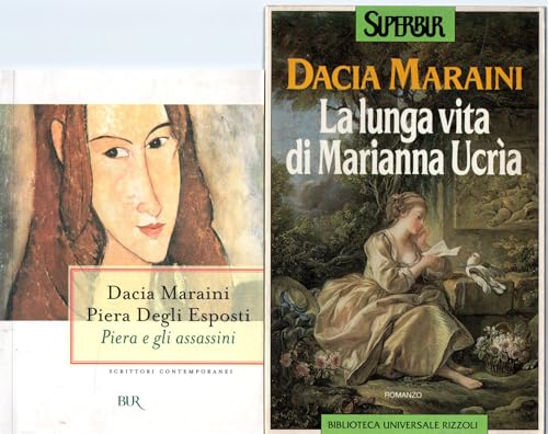 Dacia Maraini La lunga vita di Marianna Ucria + Piera e gli assassini 2 volumi STATO OTTIMO