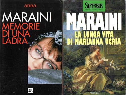 Dacia Maraini La lunga vita di Marianna Ucria + Memorie di una ladra 2 volumi STATO OTTIMO