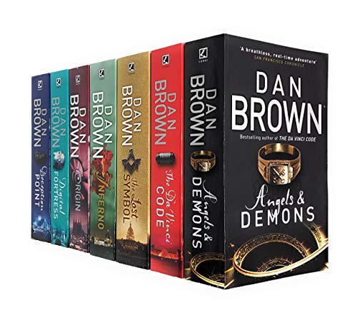 robert langdon series dan brown collection 5 books set (angels and demons, the da vinci code, the lost symbol, inferno, origin)